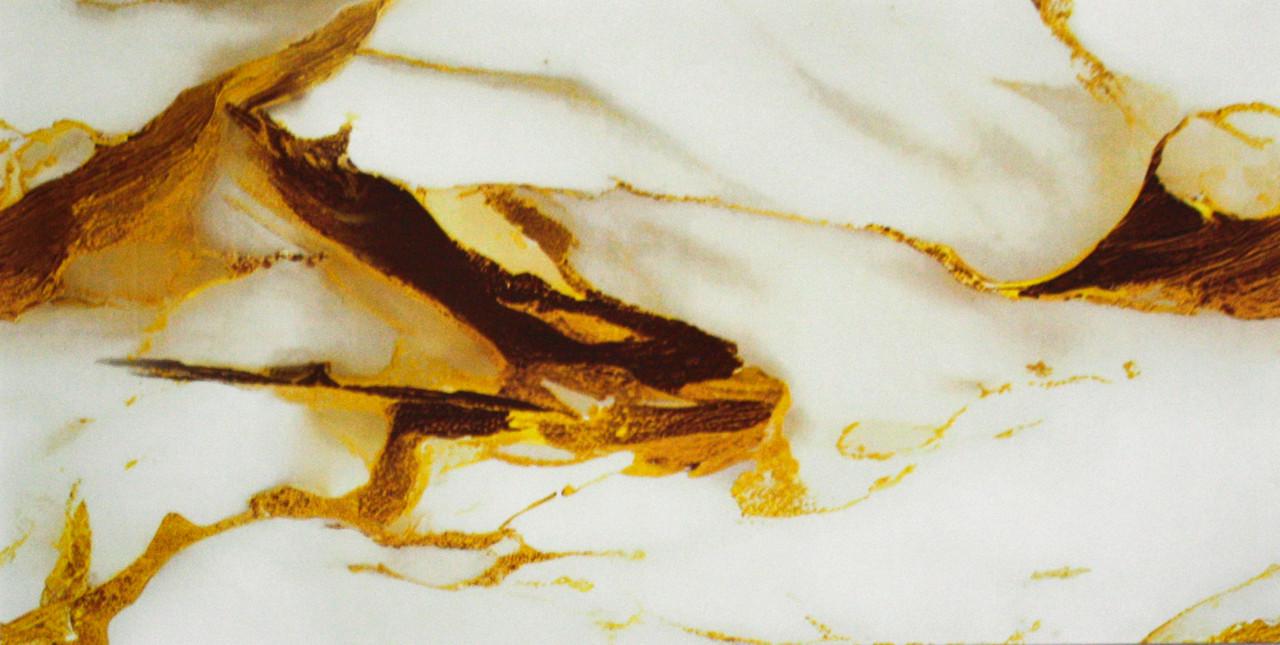 Панель самоклеюча глянцева РЕТ під колір структури 600х300х2,5 мм Пастельний світлий беж (VN3-114)