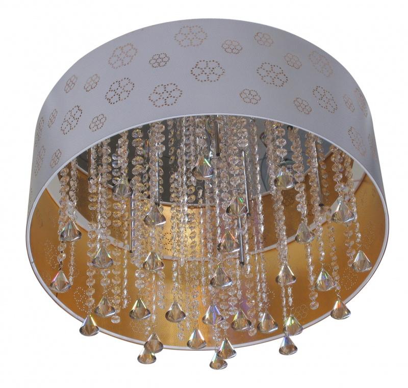 Люстра тортгалогенная Brille BR-01 254S/9C с абажуром