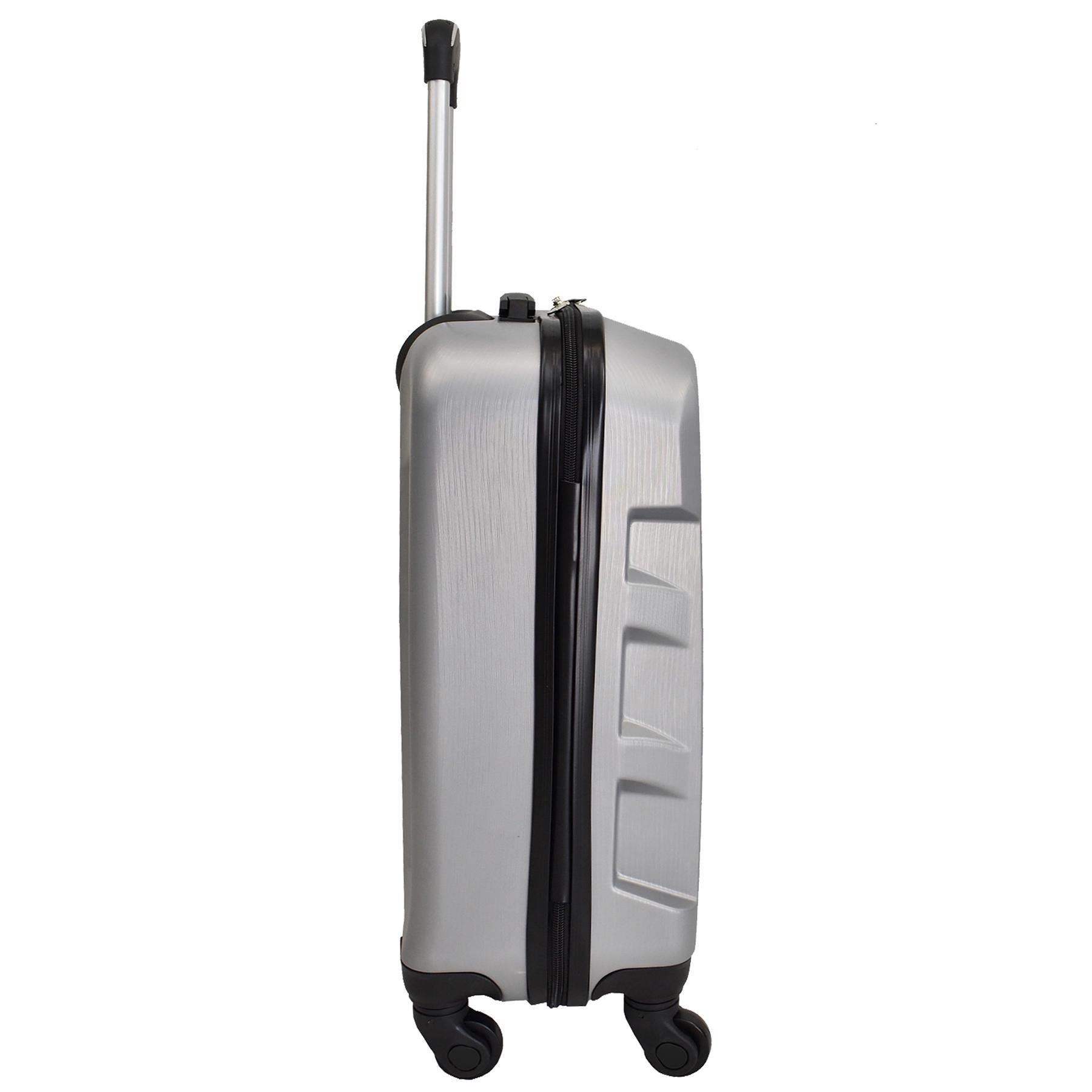 Чемодан имел ручную кладь SEMI LINE 20" NASA ABS-пластик S Серебряный (T5797-1) - фото 3