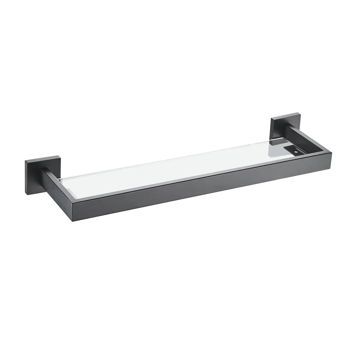 Полка в ванную VBI JUPITER 12x50 см стекло Черный (RM-VBI-040609BL)