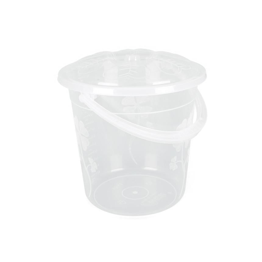 Ведро хозяйственное Asude Plastik 10 л Прозрачный (ASD103)
