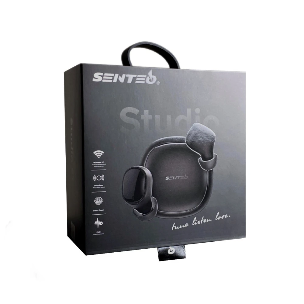 Наушники беспроводные TWS SENTEO S1 Studio Black