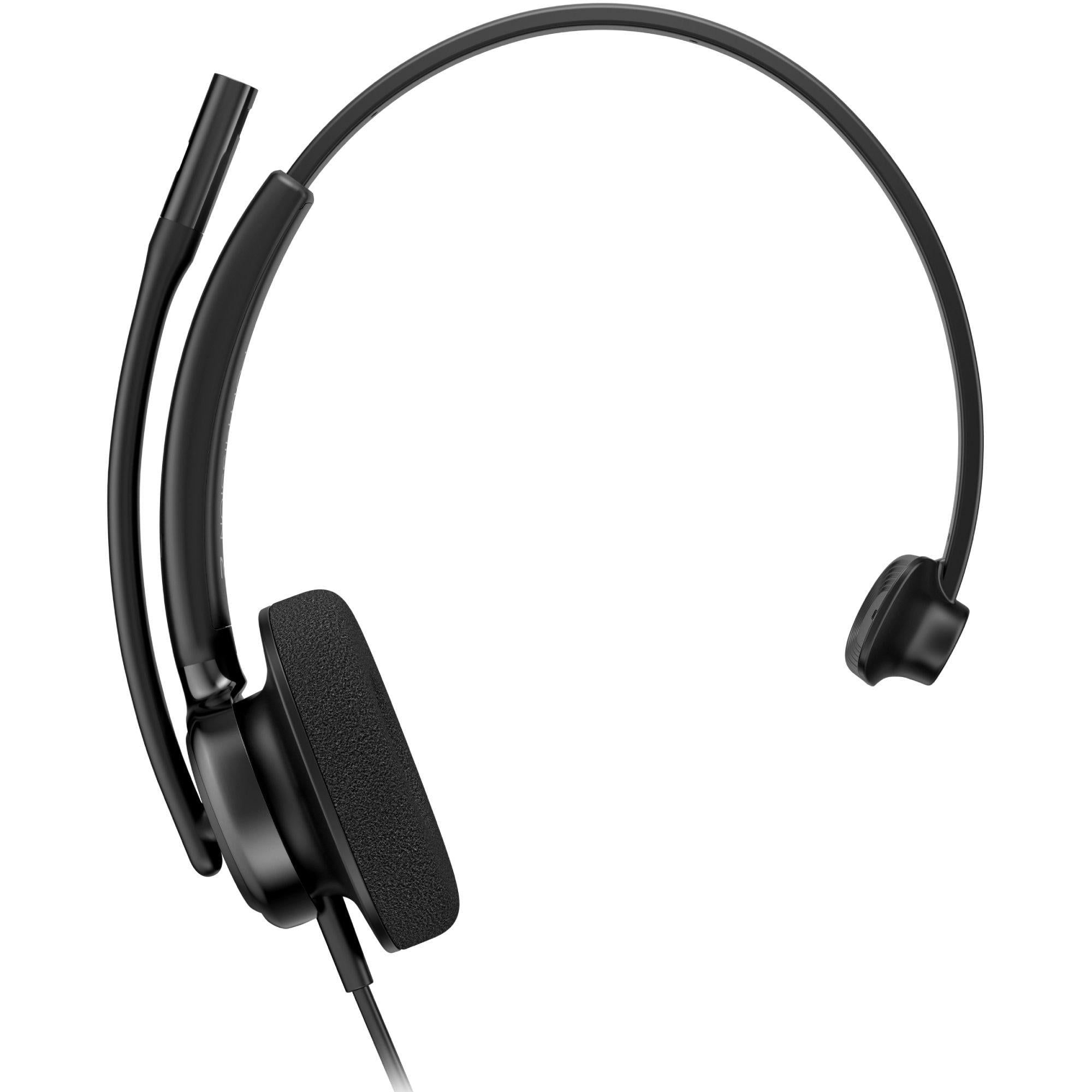 Наушники проводные с микрофоном HP Poly Mission 415 Monaural USB-C/A Black (C01A9AA)