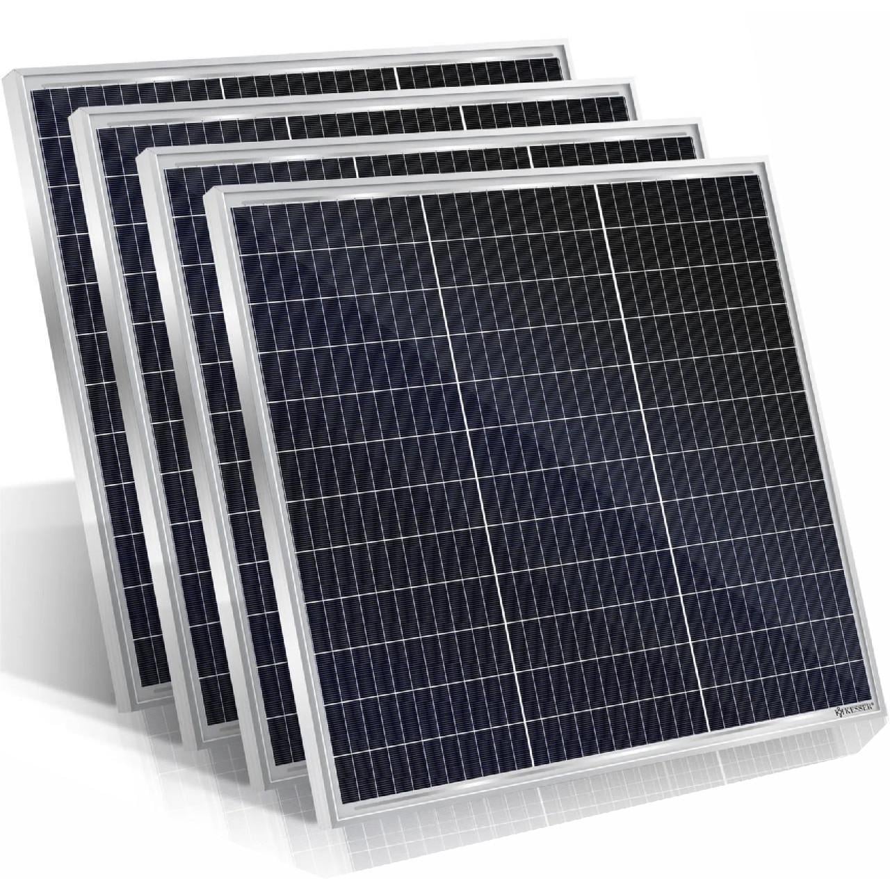 Солнечная панель фотоэлектрическая KESSER моно 100 Вт 4 шт.
