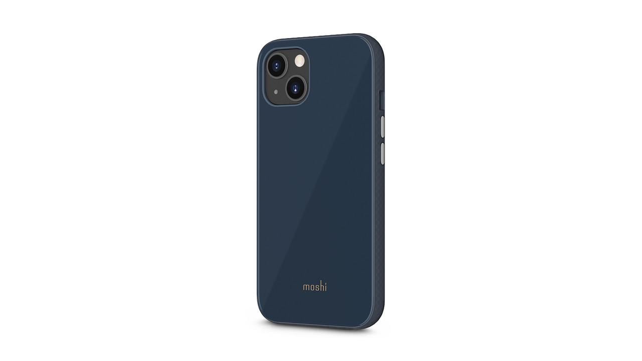 Чохол накладка Moshi iGlaze Slim Hardshell Case for iPhone 13, Slate Blue (99MO132532) - фото 2