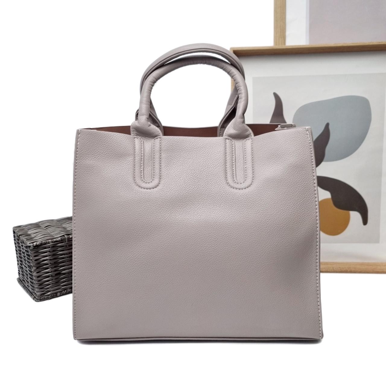 Сумка-тоут жіноча Eteral Smile штучна шкіра Бежевий (QBH-9421 beige)