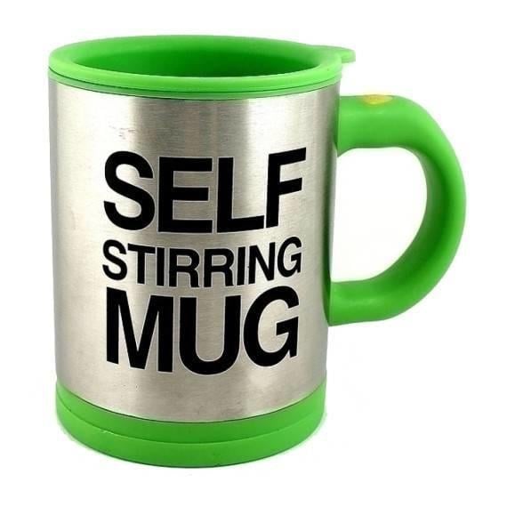 Чашка Self Stirring Mug з вентилятором 400 мл Зелений (deea66be)