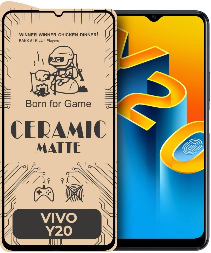 Защитная пленка керамическая Ceramic Vivo Y20 матовая (23145)