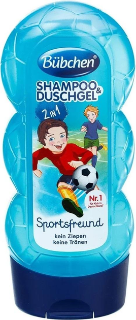 Гель для душу та шампунь дитячий Bübchen Sportsfreund 230 мл