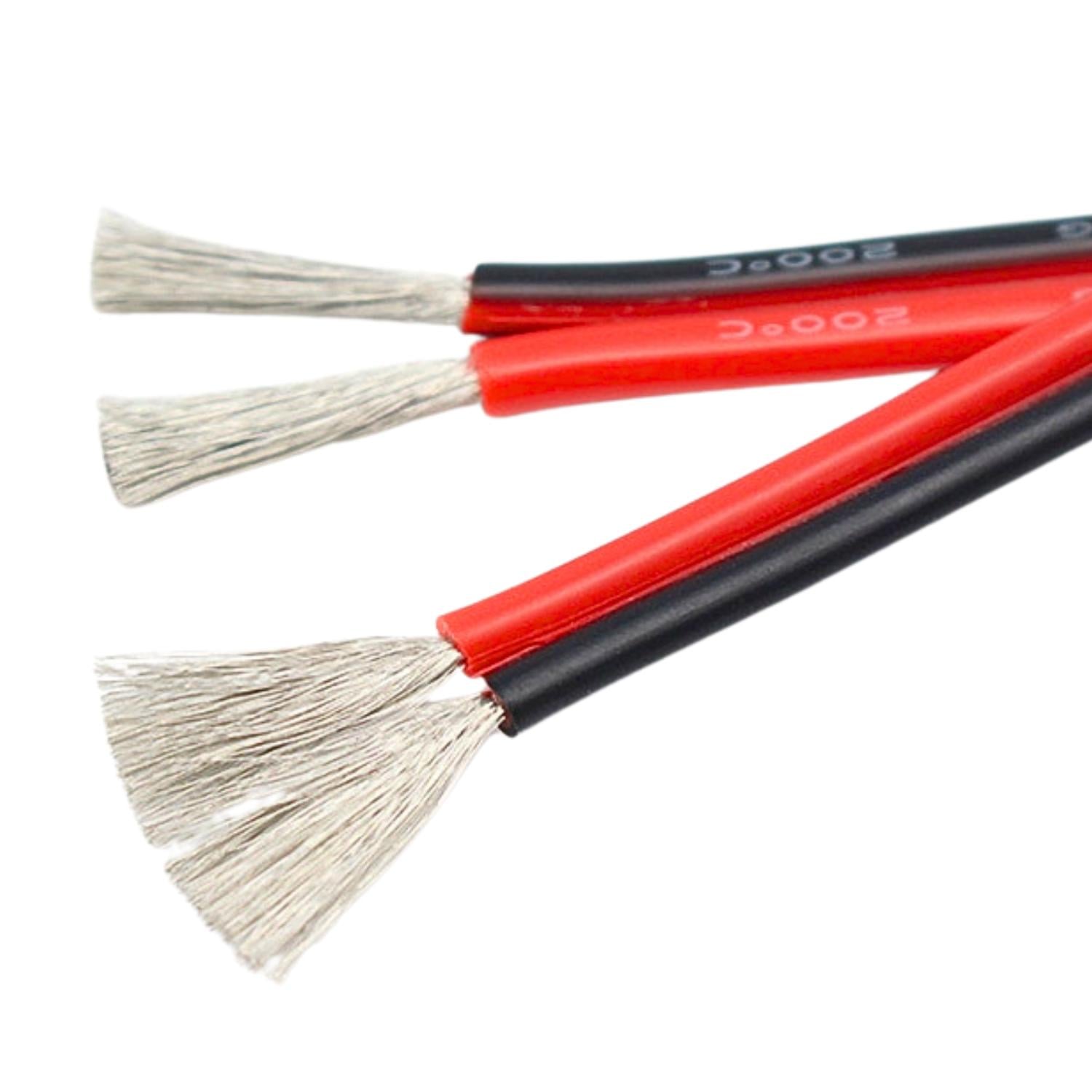 Провод экстрамягкий силиконовый двойной Premium 16AWG 2x1,25 мм2