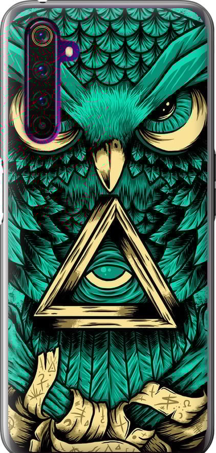 Чохол на Realme 6 Pro Сова Арт-тату (3971u-1893-42517)