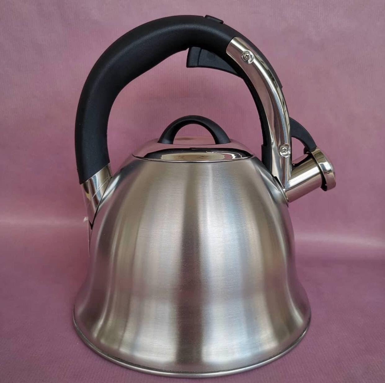 Чайник зі свистком для індукційної плити Edenberg EB-1977 з нержавіючої сталі 3 л (2530556628)