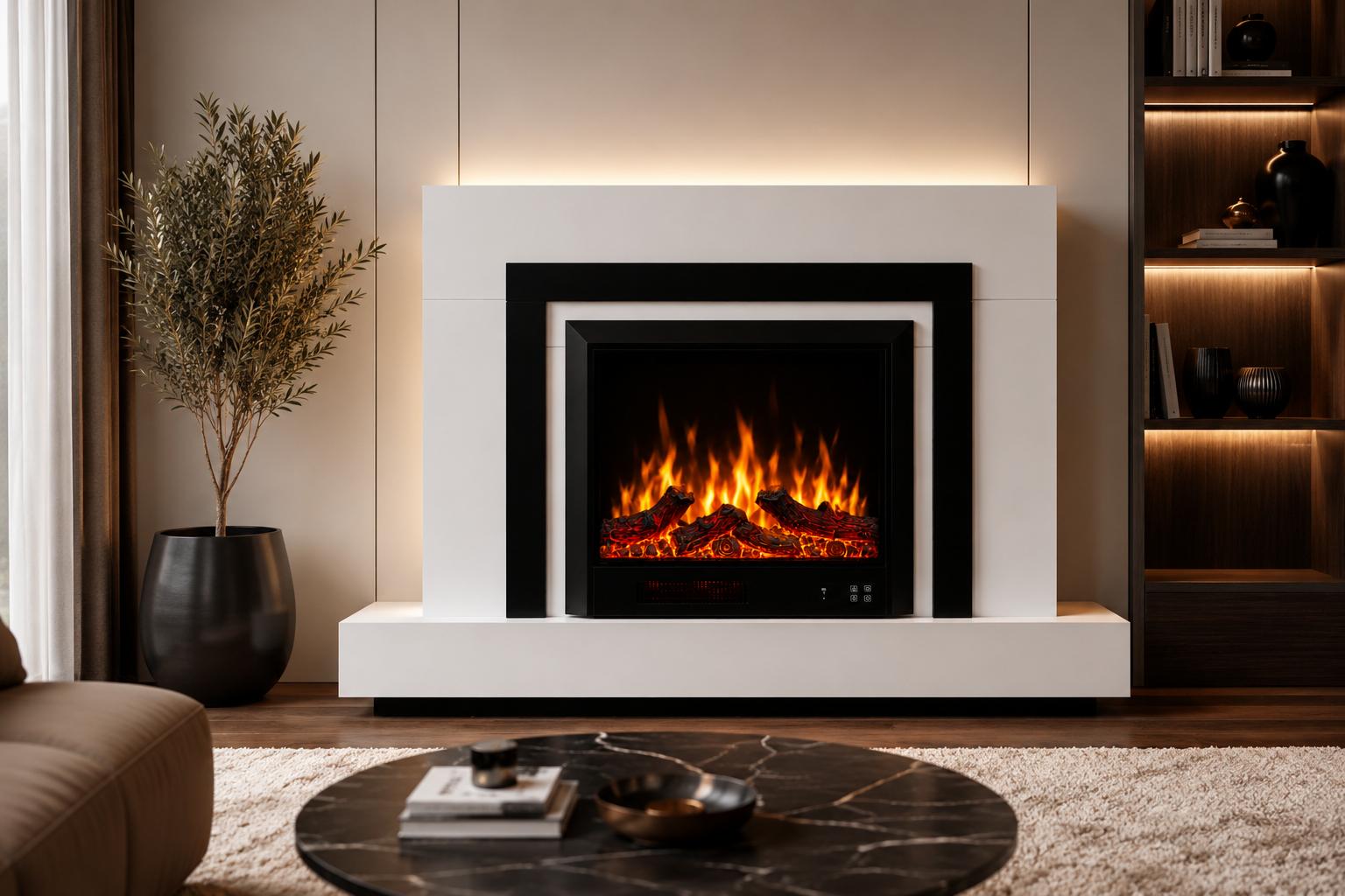 Электрический камин Fireplace Craftsman Tokado звук потрескивания дров White (10080122)