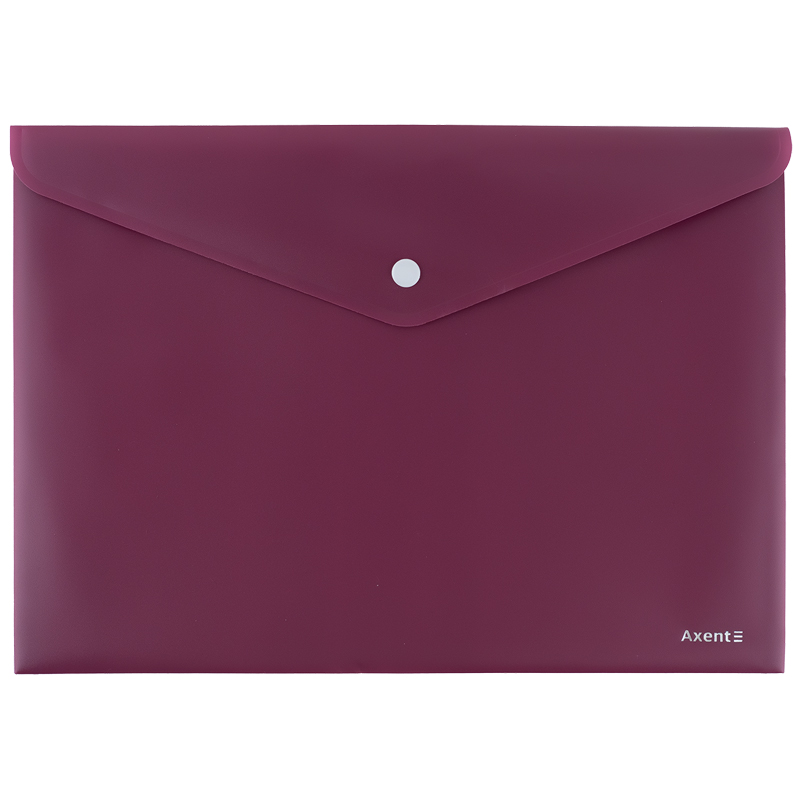 Папка на кнопке Axent А4 Earth colors 12 шт. Бордовый (1412-07-A)