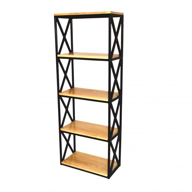 Стеллаж для хранения Loft NS-1648 1630x650x300 мм Черный (6156d57b3edc877ba85898a4)