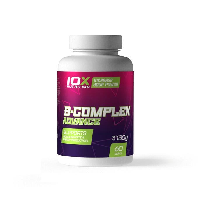 Витамин B для спорта 10XNutrition B-Complex Advance 60 Tabs Витамин B для спорта 10XNutrition B-Complex Advance 60 Tabs