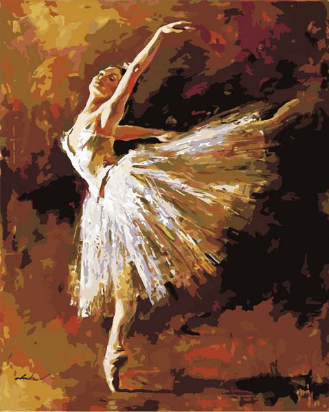 Картина по номерам Mariposa "Искусство танца" 40x50 см (MR-Q1451)