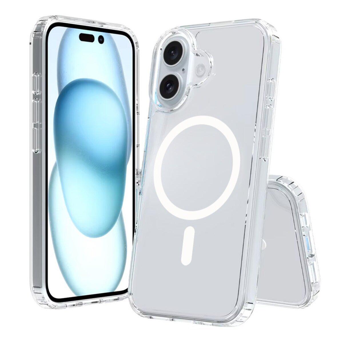 Противоударный Чехол Cosmic Acrylic MagSafe HQ for Apple iPhone 16 Pro Max Transparent Прозрачный