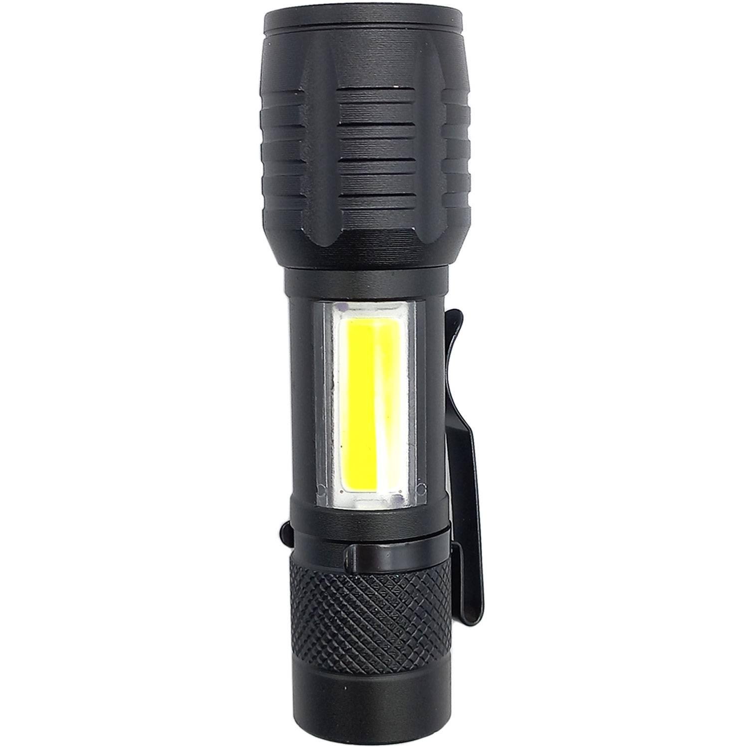 Фонарь аккумуляторный BL-151 с боковым светом T6+COB ZOOM 18650 (2023273086)