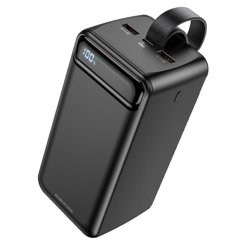 Повербанк Borofone BJ14D 50000 mAh 22,5W/PD20W із швидкою зарядкою та ліхтарем Black Повербанк Borofone BJ14D 50000 mAh 22,5W/PD20W із швидкою зарядкою та ліхтарем Black