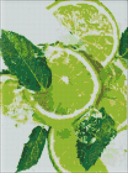 Алмазная мозаика Идейка Лаймовый фреш 30х40 см (AMO7228-mt)