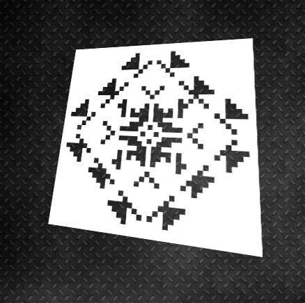 Трафарет DFA Этно Вышиванка для штукатурки и краски (Z00015)