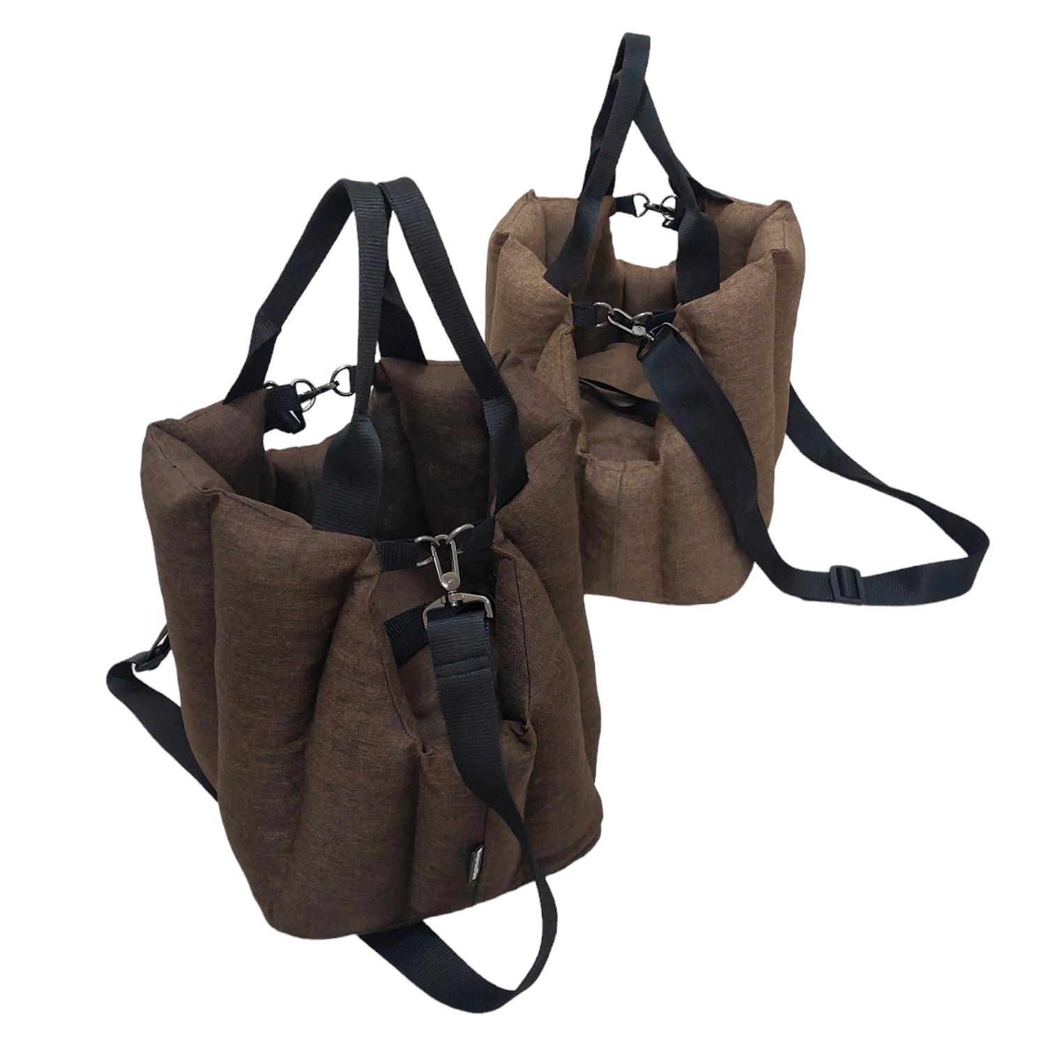 Сумка-переноска для тварин 45х30х37 см Темно-коричневий (7653453) - фото 5 Сумка-переноска для тварин 45х30х37 см Темно-коричневий (7653453) - фото 5