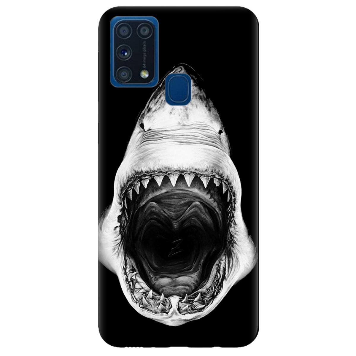 Силіконовий чохол Zorrov для Samsung Galaxy M31 - Dark shark (14190040022097255)