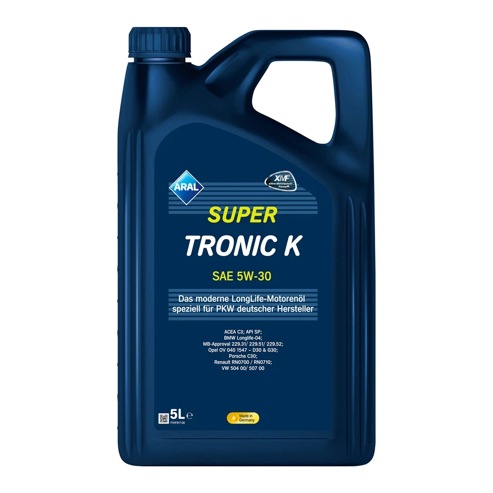 Моторное масло ARAL SuperTronic K 5W-30 5 л (15F477)