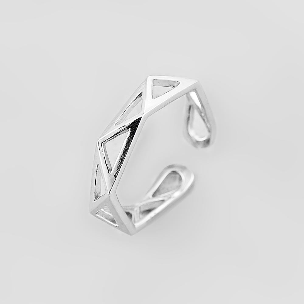 Серебряное кольцо Minimal Превосходство (3117)