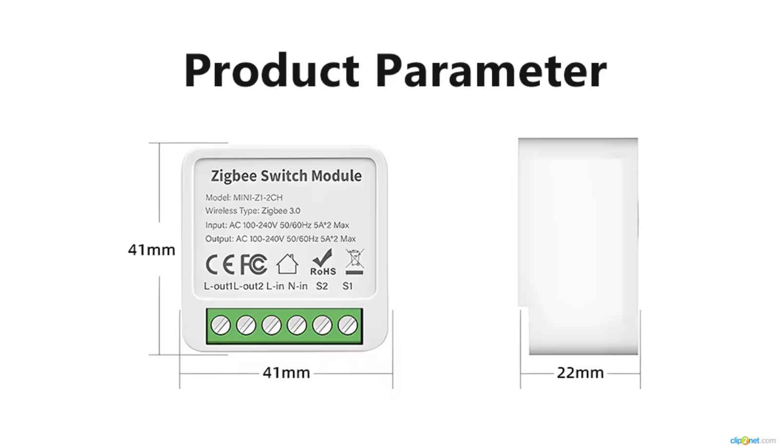 Выключатель беспроводной Zigbee реле Tuya Smart Switch 16 А - фото 7