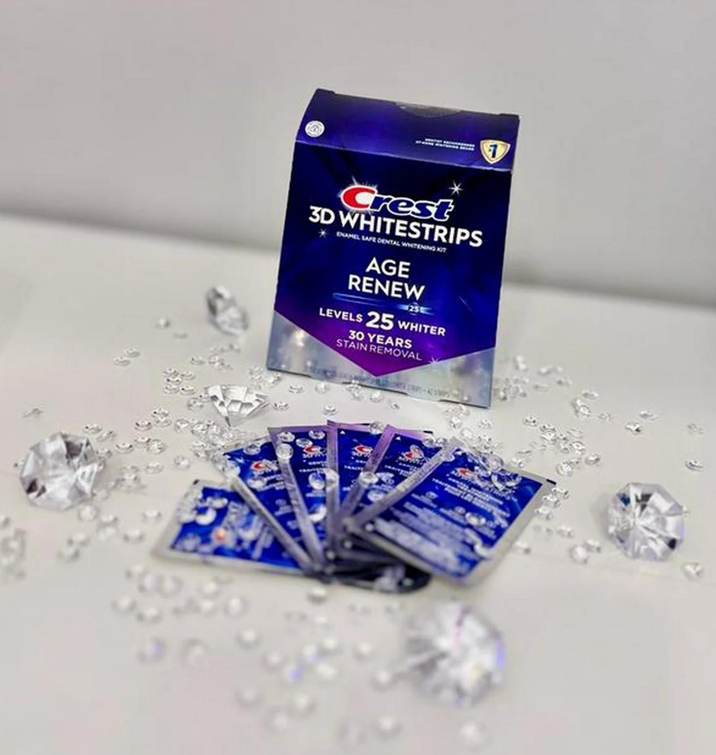 Отбеливающие полоски Crest Supreme Bright/Flex fit Whitestrips 10 пар полосок (3456789567) - фото 8 Отбеливающие полоски Crest Supreme Bright/Flex fit Whitestrips 10 пар полосок (3456789567) - фото 8