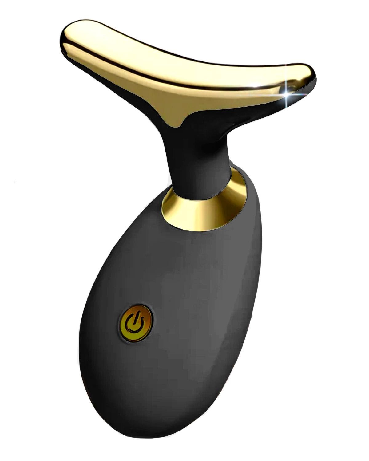 Массажер для лица и шеи BRS вибрационный/микротоковый Черный (552917007)