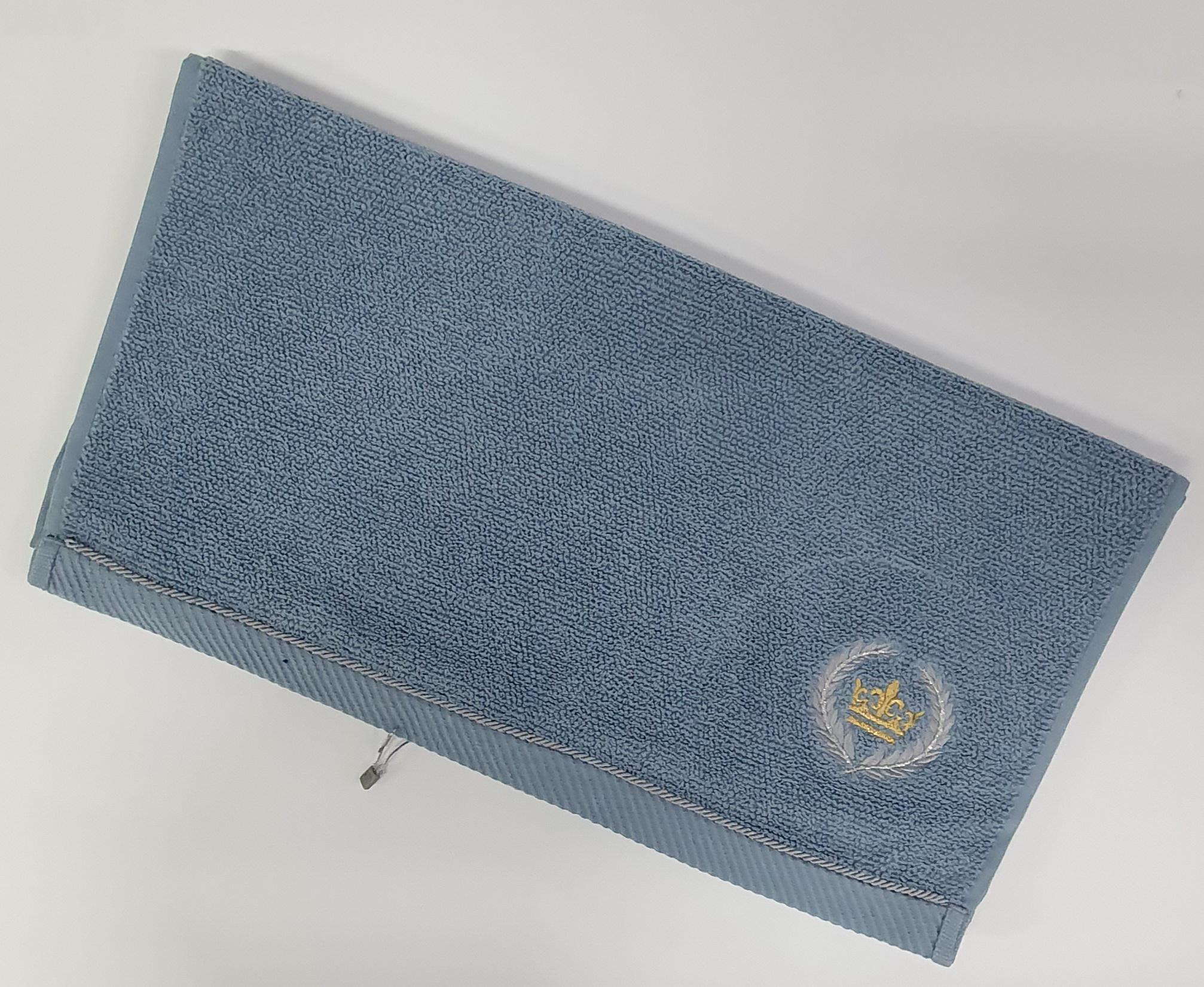 Полотенце Maison D'or Pierre Lotti 50x100 Blue (03MD47B15) - фото 1 Полотенце Maison D'or Pierre Lotti 50x100 Blue (03MD47B15) - фото 1