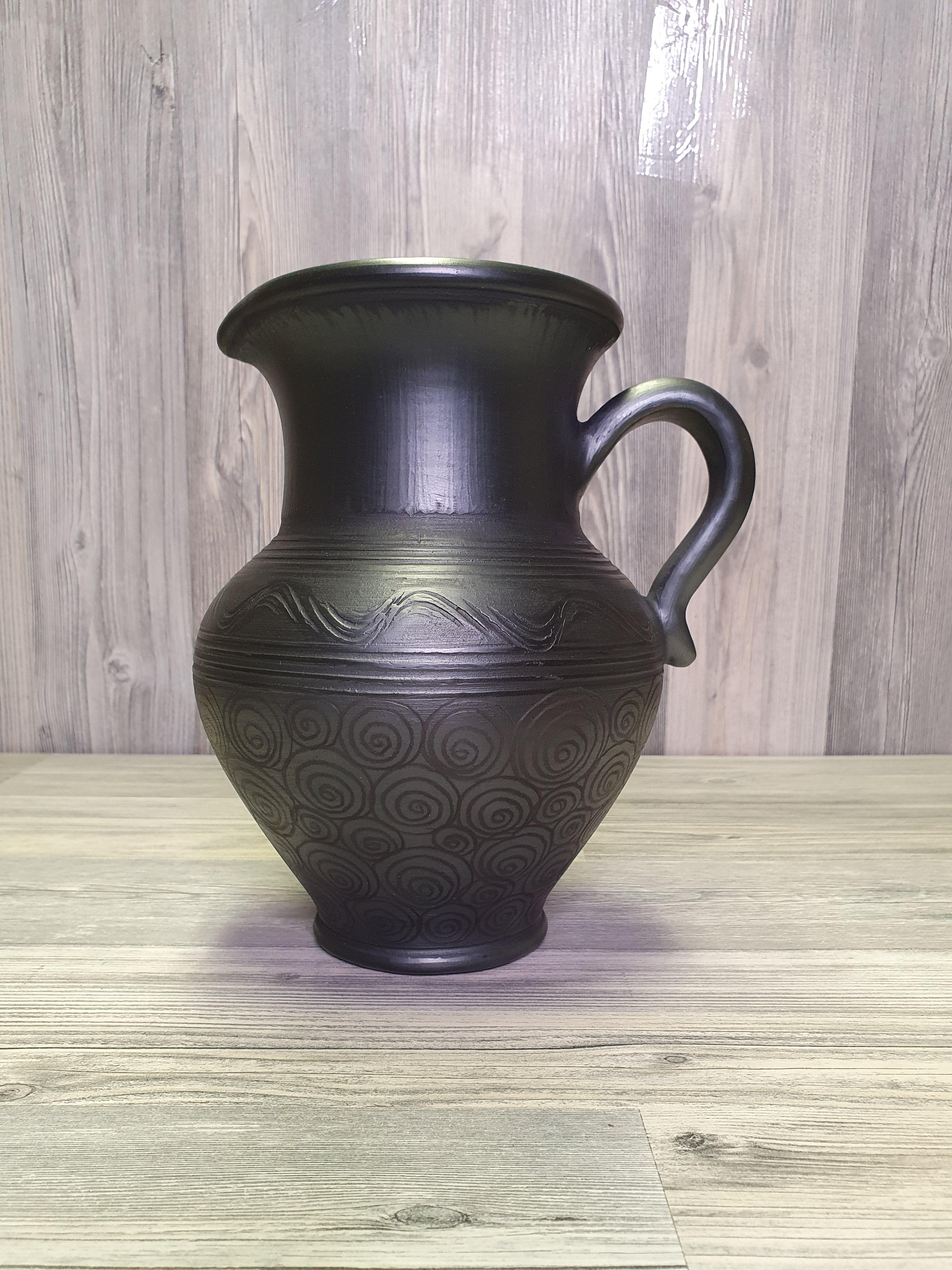 Кувшин из черной глины (5282) - фото 3 Кувшин из черной глины (5282) - фото 3