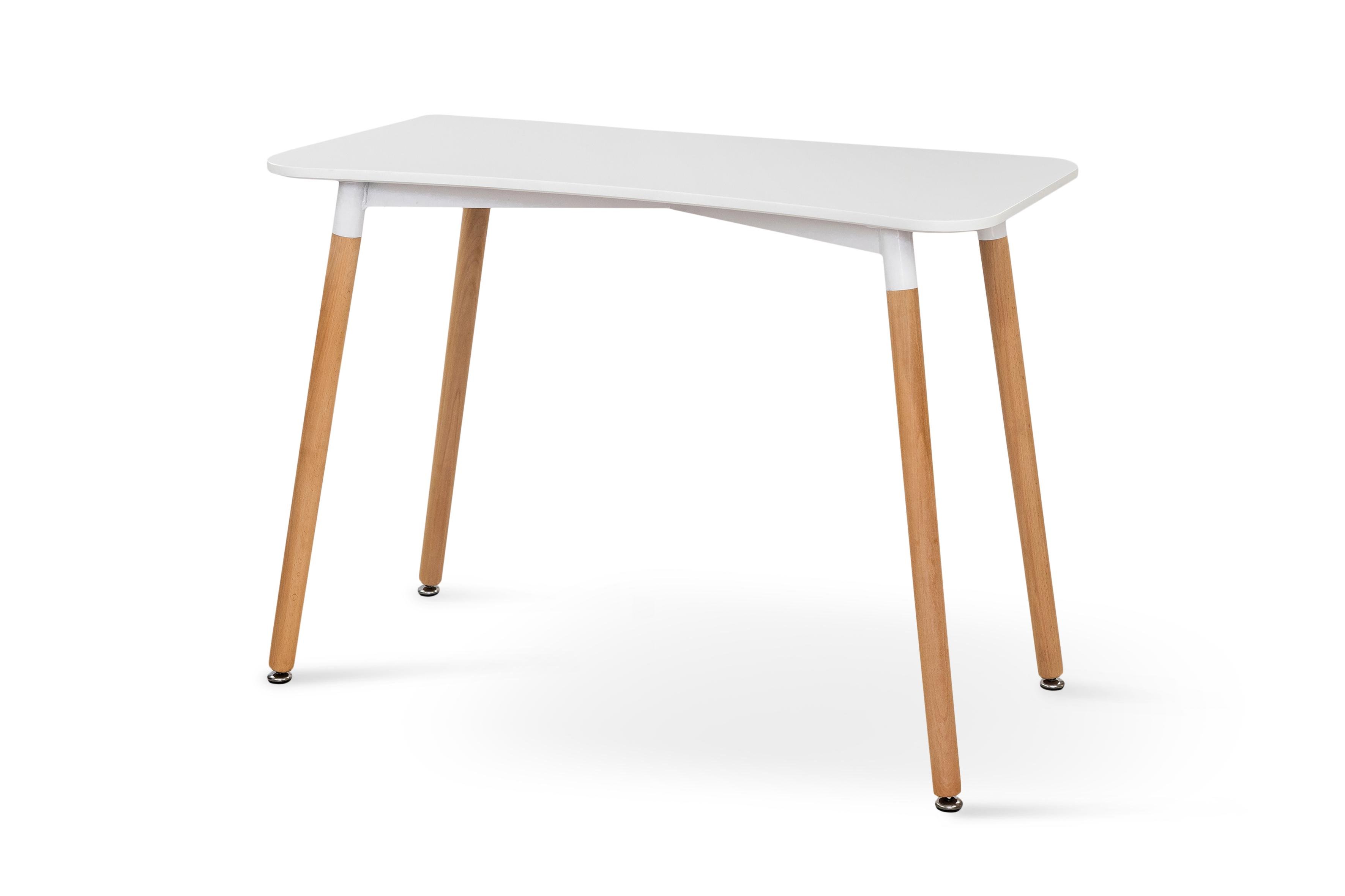 Стол письменный Мікс Меблі Драйв из дерева/МДФ Натуральный/Белый (А0055910) Стол письменный Мікс Меблі Драйв из дерева/МДФ Натуральный/Белый (А0055910)