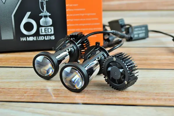 Авто-лампы LED RIAS Y6 H4 90Вт 5000K с линзой (4024) - фото 3