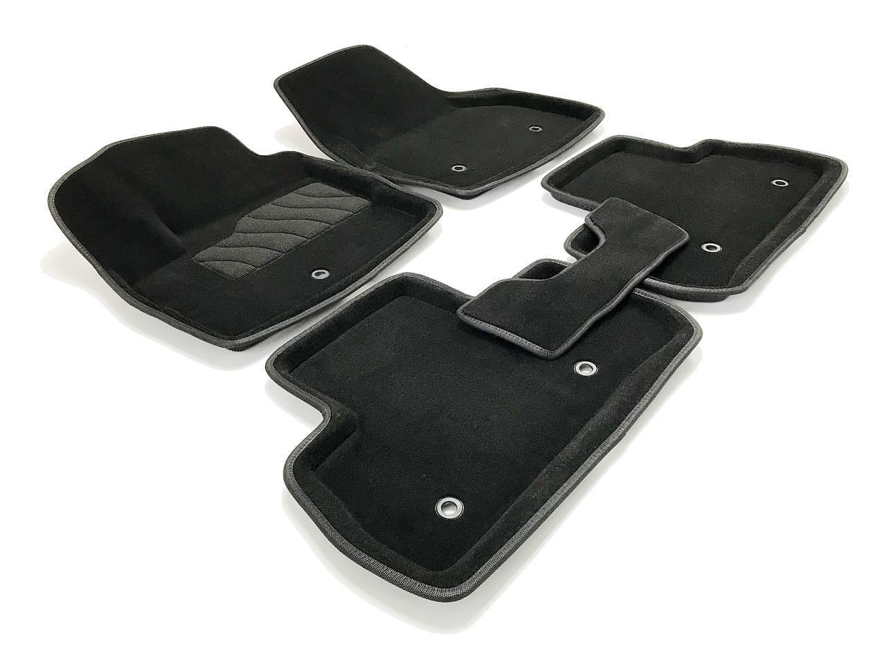 Коврики 3D в салон ворсовые SEINTEX для Land Rover Freelander II 2007- 5 шт. Черный (83740)