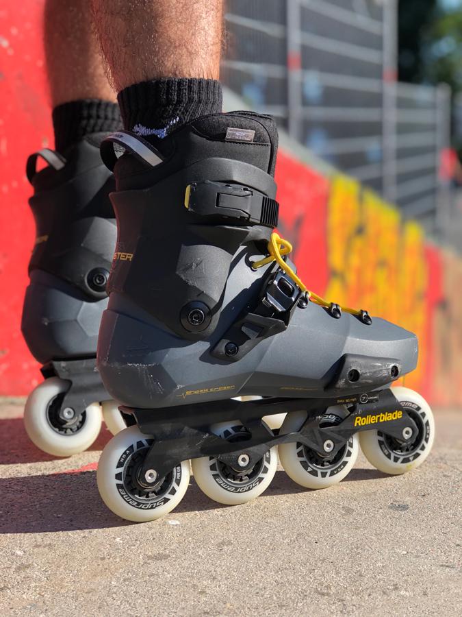 Роликові ковзани Rollerblade TWISTER EDGE р. 42 Сірий/Жовтий (UB07A190EA16F54.EAC - 2) - фото 7 Роликові ковзани Rollerblade TWISTER EDGE р. 42 Сірий/Жовтий (UB07A190EA16F54.EAC - 2) - фото 7