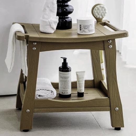 Табурет для ванной из дерева Графити Палисандр (ТВН-009802)