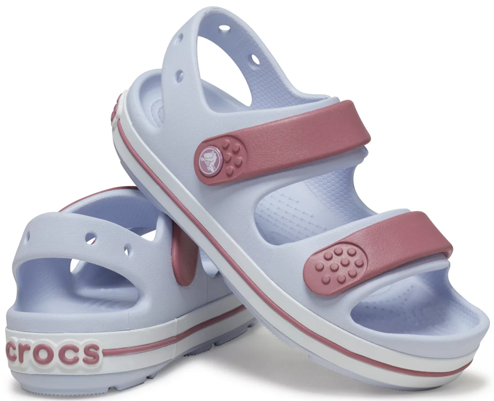 Сандалі дитячі для дівчинки Crocs Toddler Crocband Cruiser Sandal Dreamscape cassis р. 29-30 Блакитний (18184)