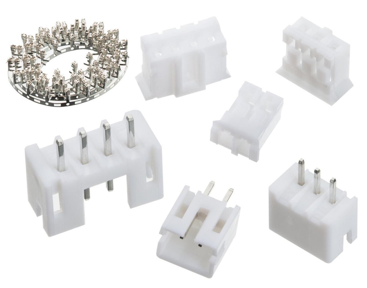 Набір роз'єм гніздо конектор живлення XH2,54 2p 3p 4p 5p 2,54 мм тато-мама в кейсі 80 шт. (284551) - фото 3 Набір роз'єм гніздо конектор живлення XH2,54 2p 3p 4p 5p 2,54 мм тато-мама в кейсі 80 шт. (284551) - фото 3