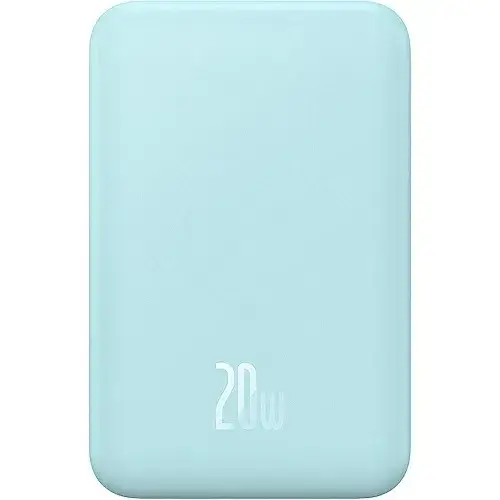 Батарея портативная BASEUS Magnetic Mini Wireless Fast Charge PPCX150003 20000 mAh 20W Blue