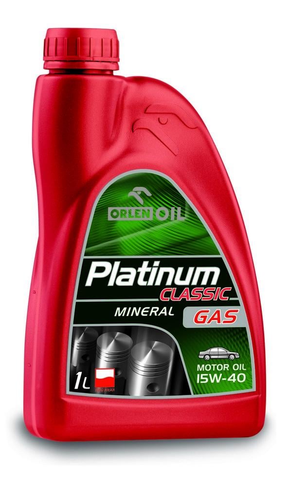 Моторное масло Orlen Oil Platinum Classic GAS Mineral 1 л (15W-40)