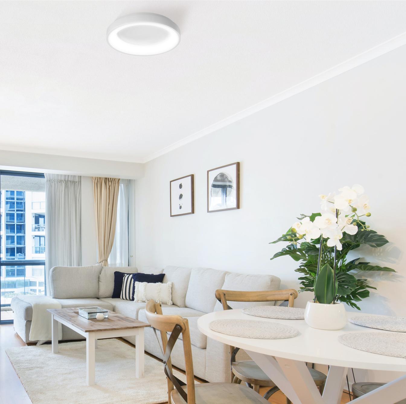 Люстра світлодіодна стельова Zilini EDGE-RC-72W-WHITE (26141839) - фото 5 Люстра світлодіодна стельова Zilini EDGE-RC-72W-WHITE (26141839) - фото 5