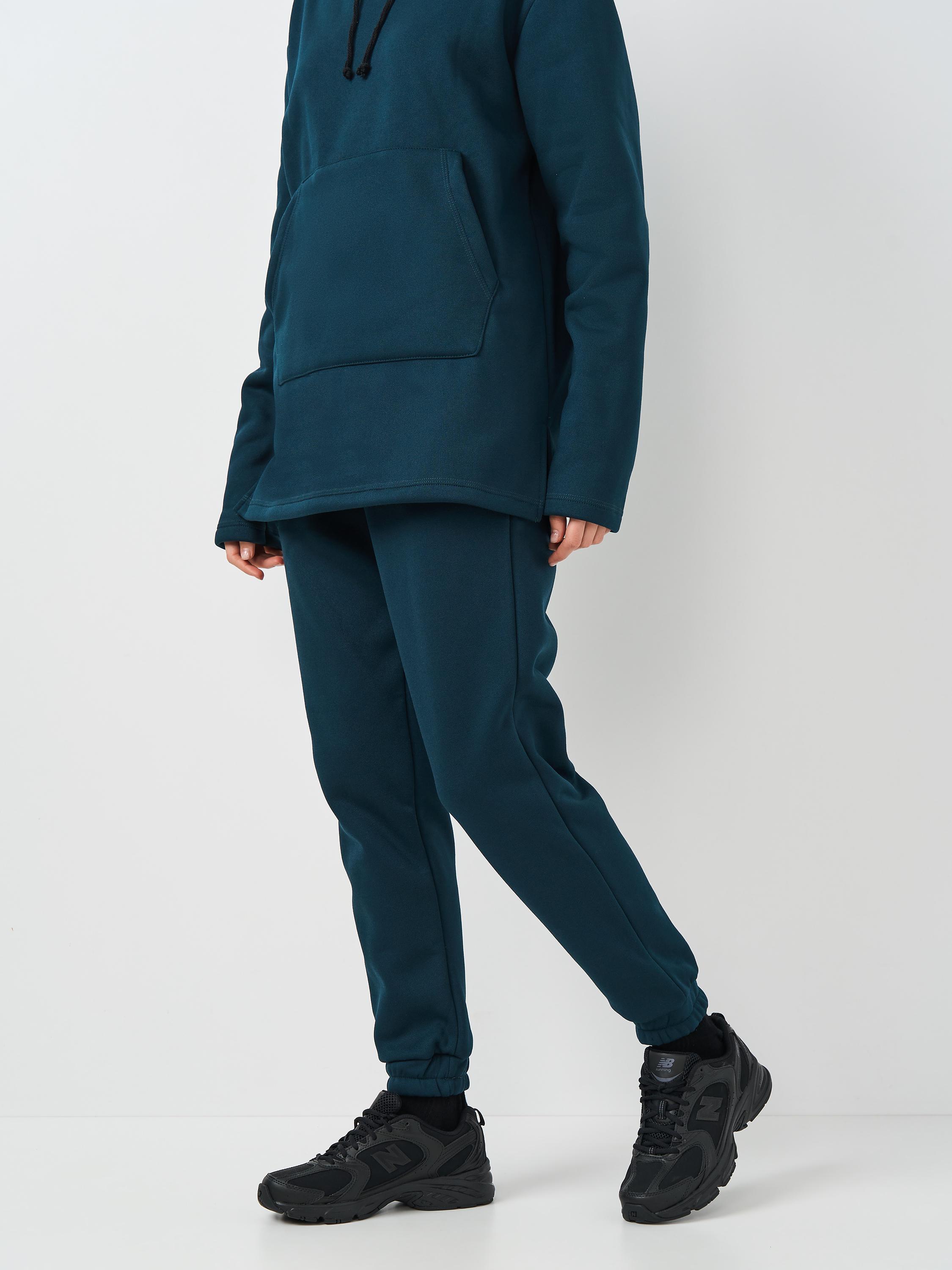 Костюм спортивный женский на флисе Пинки р. 48 Зеленый - фото 3