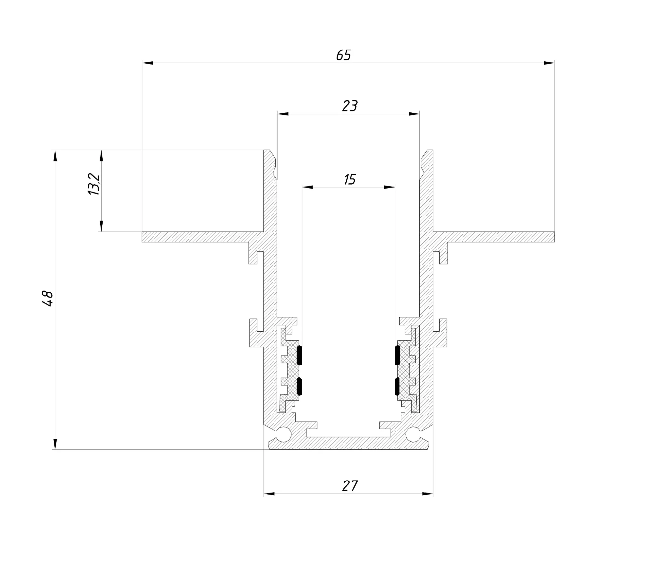 Трековий шинопровід магнітний PROFESSIONAL 3 м Чорний (e6100581) - фото 2 Трековий шинопровід магнітний PROFESSIONAL 3 м Чорний (e6100581) - фото 2