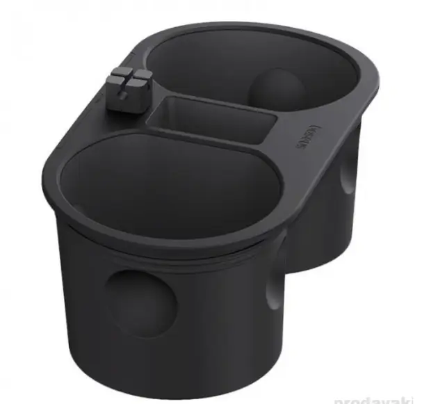 Подстаканник серии для Tesla BASEUS T-Space Series Cup Holder for Tesla C20251303821-00 Grey - фото 2