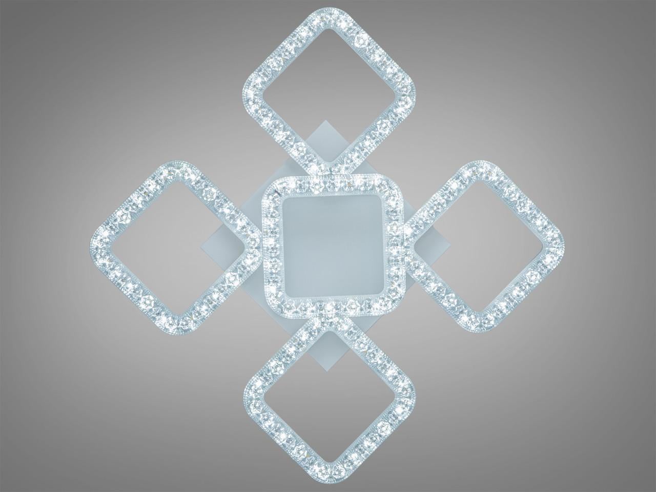 Люстра світлодіодна стельова MX4771 74 Вт 5 плафонів Білий (MX4771/4+1S WH)