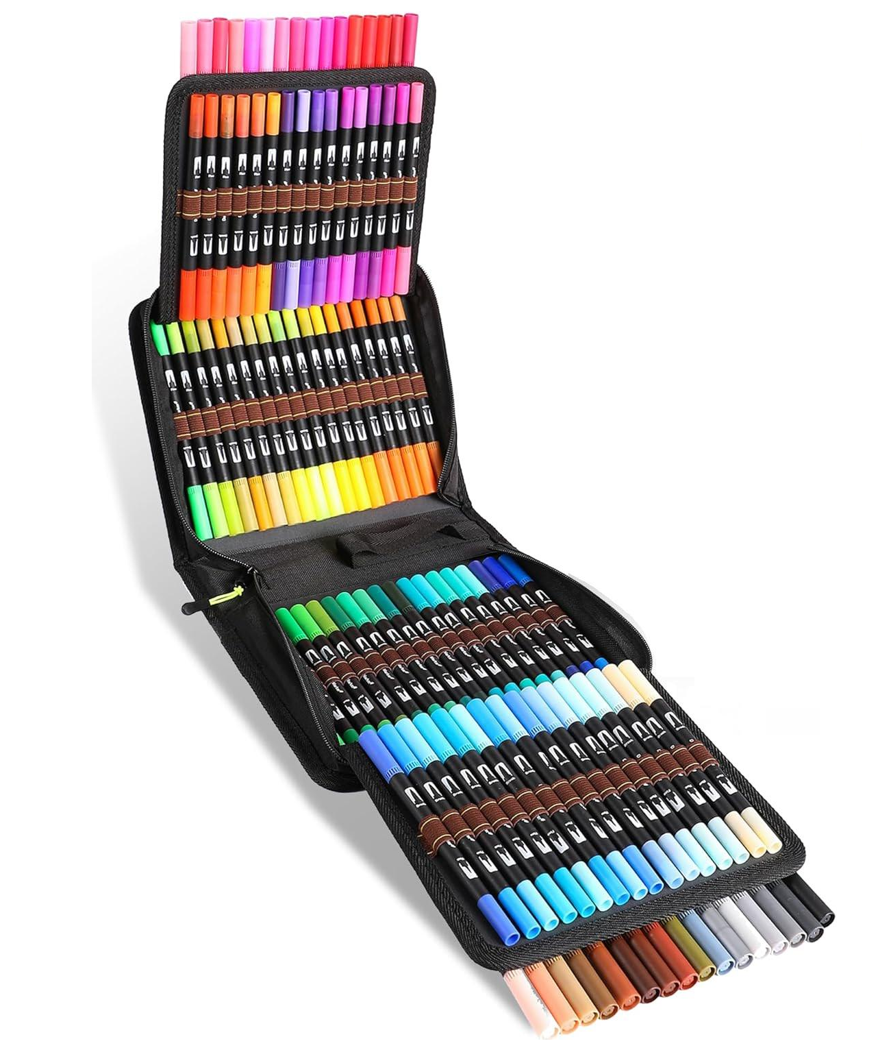 Маркеры двухсторонние Dual Brush акварельные с сумкой 100 шт. (25738732) - фото 1 Маркеры двухсторонние Dual Brush акварельные с сумкой 100 шт. (25738732) - фото 1